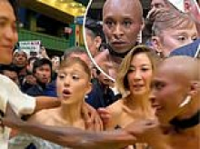 Cynthia Erivo fans praise 'hero' Wicked star for rescuing Ariana Grande from red carpet ambush as her lightning fast reaction earns a flood of memes and comparison to Kevin Costner in The Bodyguard