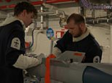 'Bombs ready before you can make tea!': CHRIS PLEASANCE goes on board Britain's most powerful aircraft carrier