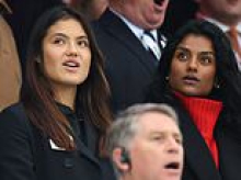 Emma Raducanu and Bridgerton's Simone Ashley look scrummy as they cheer on England's rugby heroes against New Zealand at Twickenham