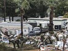 British woman, 85, is killed and dozens injured as Storm Claudia winds rip through Portugal holiday campsite