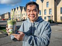 Britain's largest ghost town which is still waiting for GP and dentist after eight years gets bubble tea shop