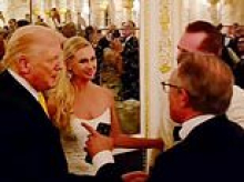 Trump crashes Mar-a-Lago wedding to talk about getting into heaven... but MAGA Christians are left angry