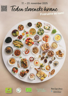 Teden slovenske hrane spodbuja k bolj trajnostnim in zdravim prehranjevalnim navadam
