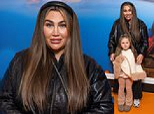 Lauren Goodger makes a rare red carpet appearance with daughter Larose, 4, at The Paddington Bear Experience - after reflecting on her celibacy journey