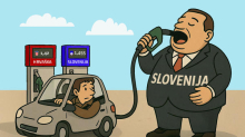 Zakaj je kljub liberalizaciji cen bencin na Hrvaškem cenejši kot v Sloveniji