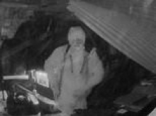 Shocking moment hooded thief RAMS vehicle into computer shop before making off with £40k in goods