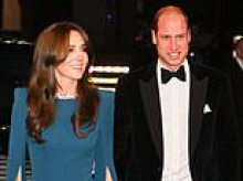 Kate and William back in black tie! Couple will make their return to the glittering Royal Variety Performance this week