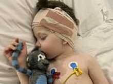 Boy, four, who started to walk 'a little bit wobbly' is diagnosed with cancer just weeks before his mother