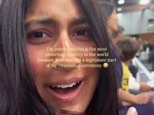 Woman left stunned by bizarre act at Australian citizenship ceremony - and why fellow Aussies admit it's 'cringeworthy'