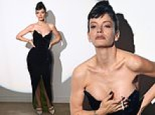Lily Allen channels her inner Audrey Hepburn on the 16Arlington catwalk as she continues to soak up the success of her David Harbour 'revenge' album