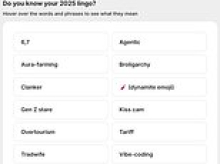 Do you know your 2025 lingo? As 'parasocial' is named word of the year, take the test to see if you can keep up with this year's trending language