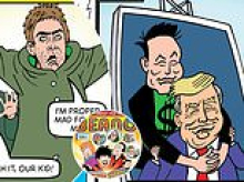 Trump and Musk are reunited...in the pages of the Beano