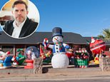 My neighbour's Christmas decorations make our street look cheap. Can I get them taken down? DEAN DUNHAM replies