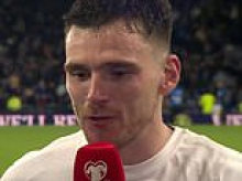 Andy Robertson on brink of tears as he pays tribute to Diogo Jota in emotional interview after Scotland qualify for the 2026 World Cup finals