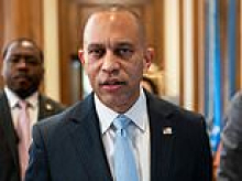 Hakeem Jeffries becomes latest Democrat stung by Epstein files as he insists he 'never met' billionaire