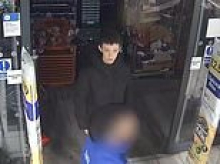 Moment baby-faced shoplifter threatens to stab Tesco staff with screwdriver while swiping chocolate and Coke