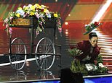 Miss Great Britain takes a tumble as she walks on stage at Miss Universe... but is all as it seems?