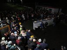 Hundreds gather for vigil for five people killed in tragic car crash that has left 'a dark cloud over entire town'