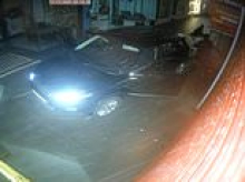 Moment Range Rover gang tear metal gates off jewellers before swiping £40,000 haul in expertly-planned four-minute heist