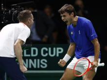 Italija četrtič zapored v polfinalu Davisovega pokala