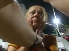 Wine-swigging woman, 73, filmed moaning about having to take sobriety test after driving car into lake while on Xanax and killing friend, 69