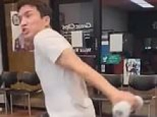 Madman gets lengthy prison sentence after he was filmed trashing hair salon whose staff canceled his appointment when he was an HOUR late