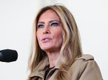 Melania Trump delivers 'dystopian' speech to troops sparking meltdown