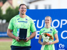 Tina Šutej in Kristjan Čeh najboljša slovenska atleta leta