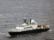 Putin's ghost ship fires lasers at RAF: Spy vessel targets UK military pilots with beams as showdown in the North Sea intensifies