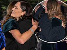 Princess Of Wales shares an emotional hug with Jessie J at the Royal Variety Performance after battling through separate cancer journeys