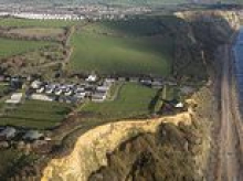 Residents fear plans to build 12 luxury lodges worth £725,000 each on clifftop holiday park that featured in Broadchurch will destroy Jurassic coast