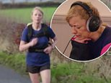 Sara Cox leaves Children In Need viewers sobbing as she breaks down in tears sharing heartbreaking truth behind her record-breaking running challenge