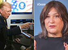 'It's unforgivable': SARAH VINE calls out Donald Trump's 'quiet, piggy' comment as he's grilled over Epstein files