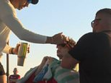 Dying man, 18, with ultra-rare brain cancer is granted final wish to be baptized in Gulf of America