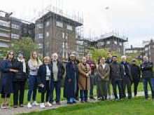 Residents' fury after landlord starts building luxury penthouses on TOP of their flats - despite giving them no warning