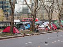 AMANDA WILLIAMS: Returning to London after a year in the countryside, the signs of societal collapse are everywhere - even at 7am