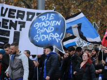 Nemški navijači nadaljujejo proteste zaradi strožjih varnostnih ukrepov