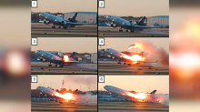 Absturz in Louisville: Bilder zeigen, wie Triebwerk von UPS-Frachtflugzeug abreißt