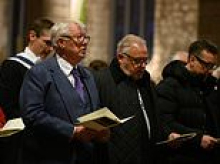 Football greats including Sir Alex Ferguson attend memorial service for Scotland and Manchester United legend Denis Law
