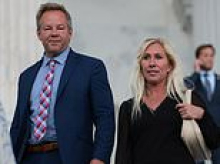 MTG's boyfriend issues fiery barb over shock resignation... as her daughter weighs in