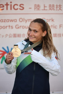 Leja Glojnarič kljub vročini do brona še v sedmeroboju: 