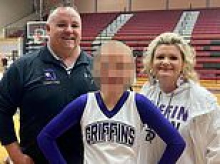 Cheer mom, 45, who had sex with daughter's 14-year-old classmate is sentenced as her own child begs for maximum prison time