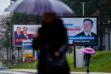 V Republiki Srbski izbirajo novega predsednika, favorita sta Karan in Blanuša