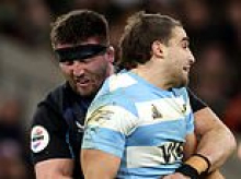 England's Argentina win turns nasty: Tom Curry accused of shoving rival coach and telling him to 'f*** off' after substitute's crunching tackle sparked on-pitch scuffle