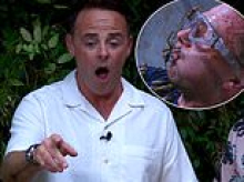 Ant and Dec SCREAM as huge spider climbs onto Aitch's mouth in 'nightmare' first look at Bushtucker trial - with I'm A Celeb star frozen in terror