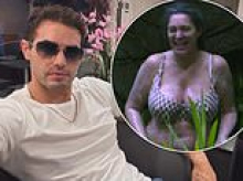 Kelly Brook's husband lounges at the airport before flying out to Australia for I'm A Celebrity reunion