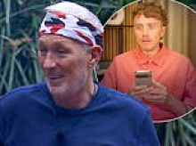 Martin Kemp's mortified son Roman cringes in hilarious posts after I'm A Celebrity star spoke about sex positions and 'wheelbarrowing' wife Shirley in a VERY racy jungle chat