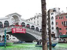 Greta Thunberg is banned from Venice after dumping green dye into canal