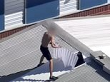 Wild moment inmates storm the roof of 'out-of-control' maximum security youth detention centre plagued by riots