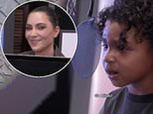 Kim Kardashian beams with pride as rarely seen son Psalm West, 6, makes his voice acting debut in The Angry Birds Movie 3 - after landing the role despite having no previous experience